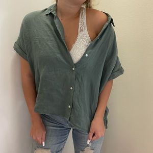 Cynthia Rowley Button Up Blouse